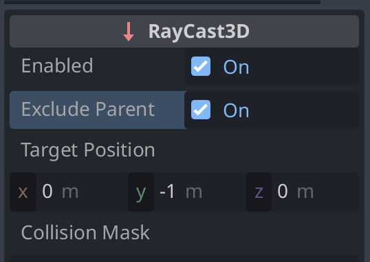 Highlighting the Exclude Parent setting