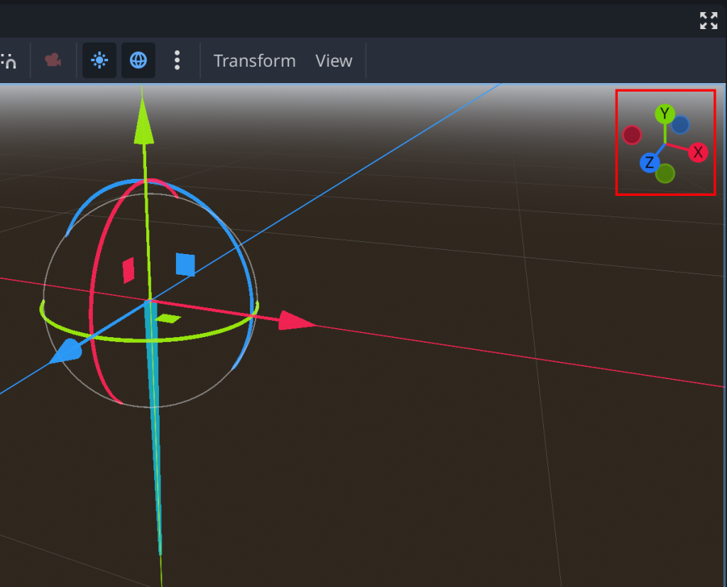 Showing the debug line is relative to the XYZ vector in the settings