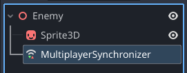 Creation of the MultiplayerSynchronizer node