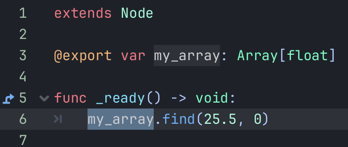 finding a specific element in the array