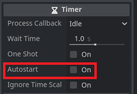 Explaining the Autostart value of the timer