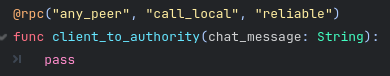 Adding the reliable modifier to make this message resistant to poor network conditions